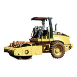 Rolo compactador pata/liso traçado CS423E CATERPILLAR 7800Kg