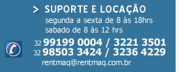 Suporte e Locação de equipamentos leves e pesados | 32 3221 3501 - 32 3236 4229